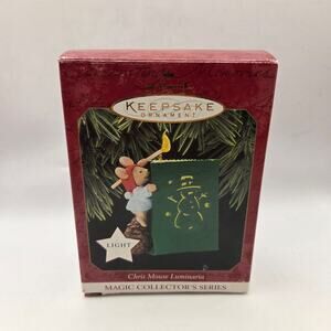 Hallmark Chris Mouse Luminaria 1997 Magic Ornament 13th Series Light Up